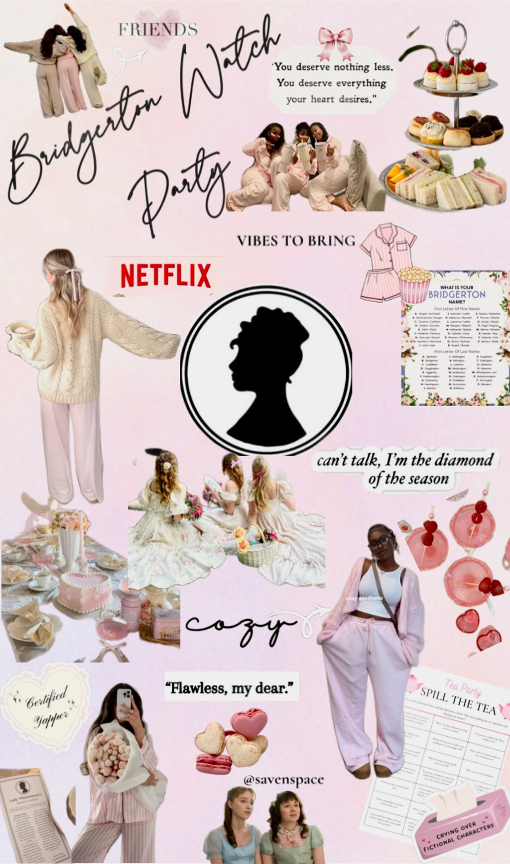 BRIDGERTON INSPIRED GIRL’S NIGHT